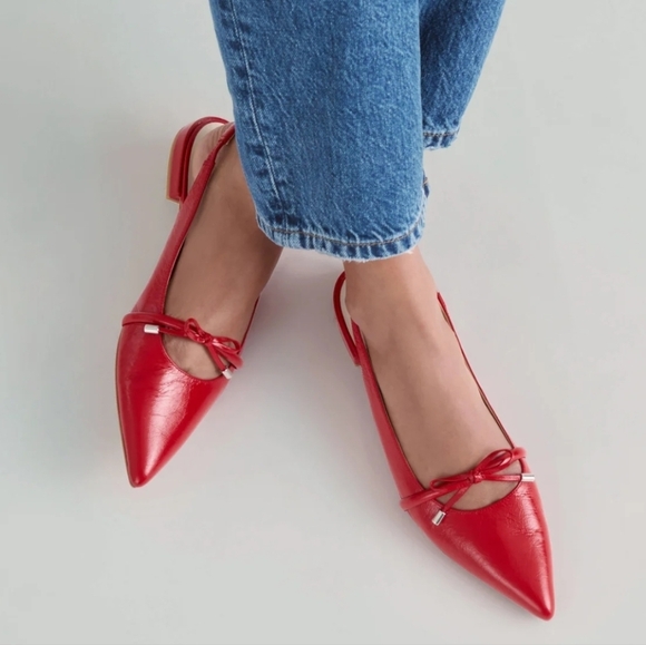 Dolce Vita Shoes - ❤️🔹️Dolce Vita 🔹️Payge Flats Chili Crinkle Patent Slingback